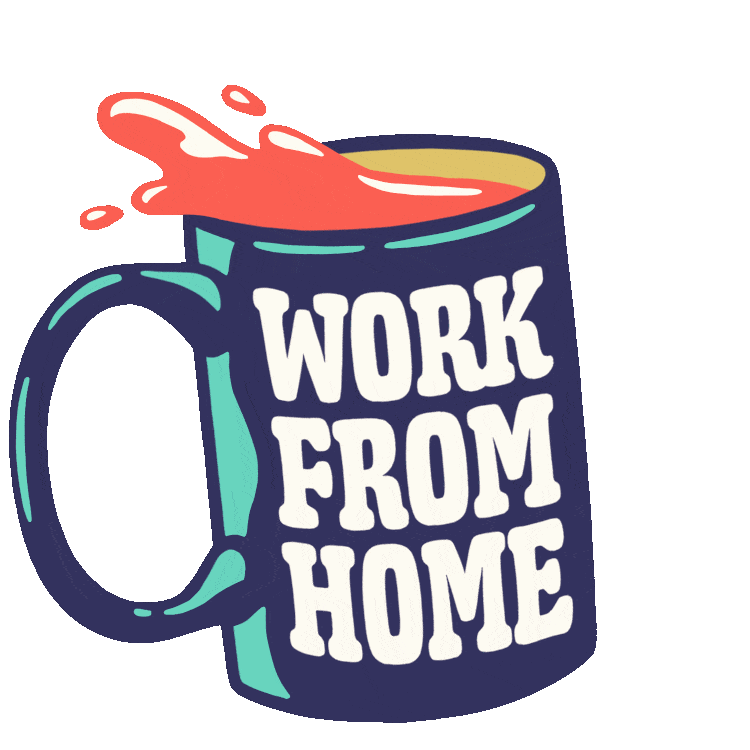 FB Work From Home Sticker